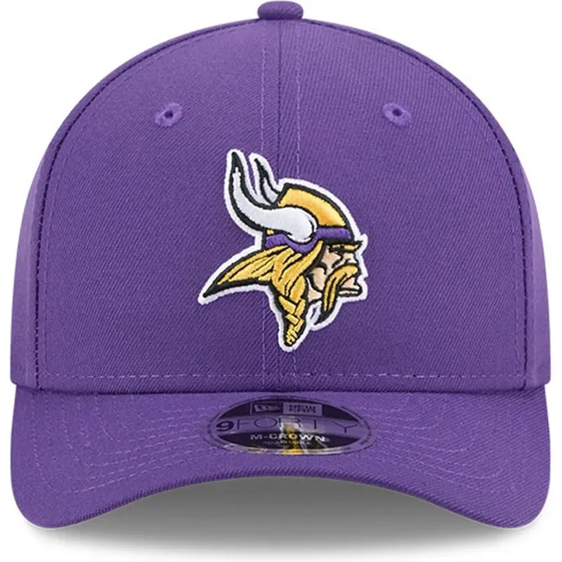 lippikset-kaareva-violetti-snapback-9forty-m-crown-team-minnesota-vikings-nfl-new-era