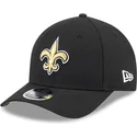 new-era-curved-brim-9forty-m-crown-team-new-orleans-saints-nfl-black-snapback-cap