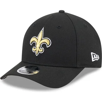 Cap kaareva black snapback 9FORTY M-Crown Team New Orleans Saints NFL New Era