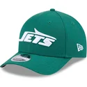 lippikset-kaareva-vihrea-snapback-9forty-m-crown-team-new-york-jets-nfl-new-era
