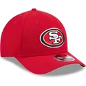 lippikset-kaareva-punainen-snapback-9forty-m-crown-team-san-francisco-49ers-nfl-new-era