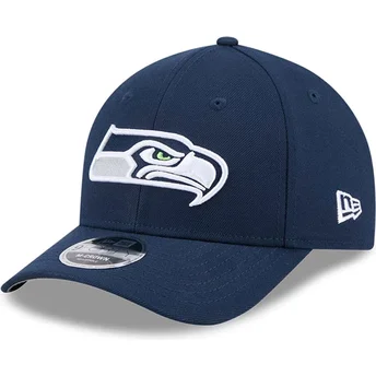 Lippikset kaareva laivastonsininen snapback 9FORTY M-Crown Team Seattle Seahawks NFL New Era