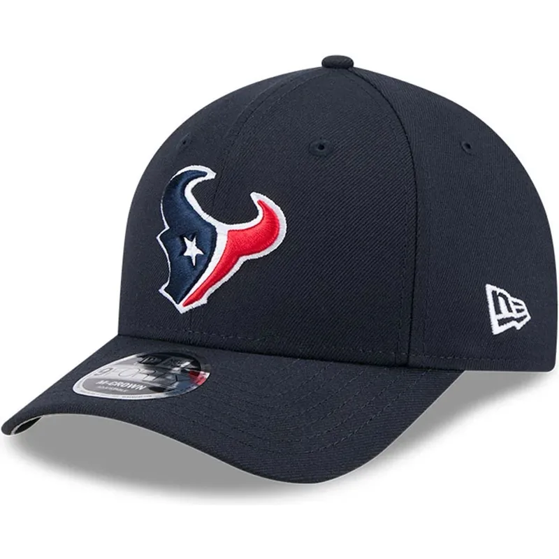 lippikset-kaareva-laivastonsininen-snapback-9forty-m-crown-team-houston-texans-nfl-new-era