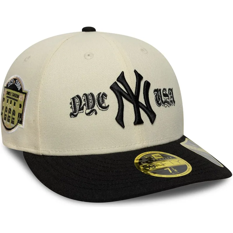 lippikset-kaareva-beige-istuva-59fifty-low-profile-precurved-coops-new-york-yankees-mlb-new-era