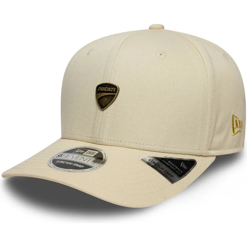 cap-kaareva-beige-snapback-9seventy-stretch-snap-seasonal-ducati-motor-motogp-new-era