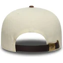 lippikset-kaareva-ruskea-saadettava-nauha-9fifty-a-frame-suede-visor-new-york-yankees-mlb-new-era