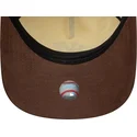 lippikset-kaareva-ruskea-saadettava-nauha-9fifty-a-frame-suede-visor-new-york-yankees-mlb-new-era