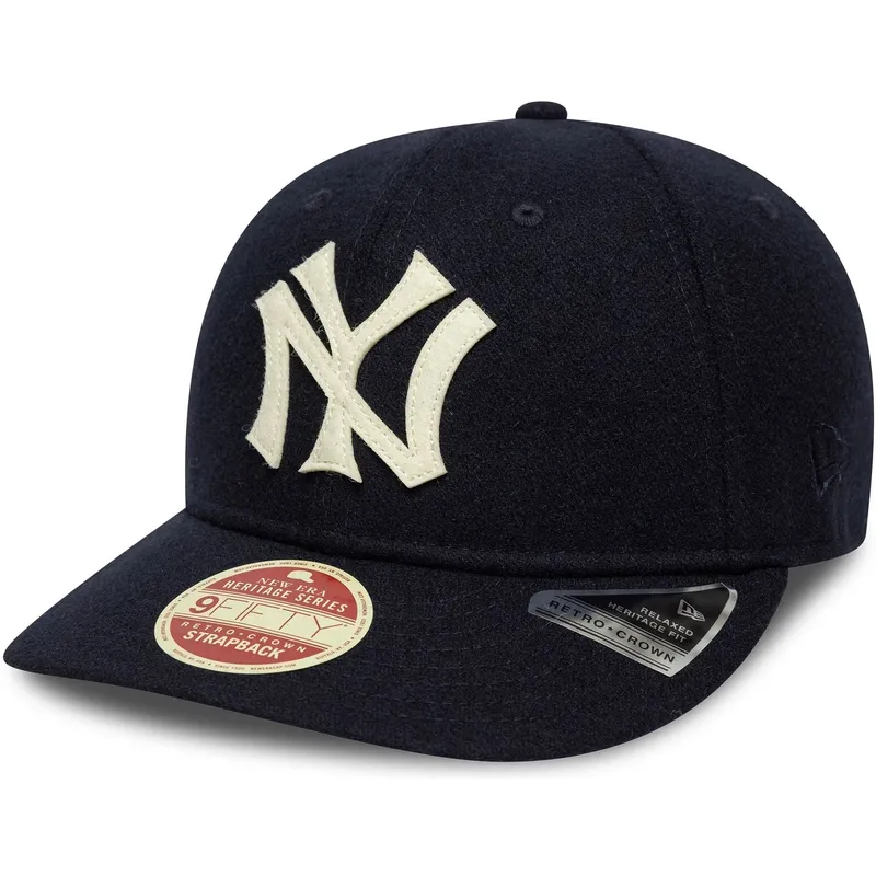 lippikset-kaareva-laivastonsininen-saadettava-nauha-9fifty-retro-crown-heritage-series-new-york-yankees-mlb-new-era lippikset-kaareva-laivastonsininen-saadettava-nauha-9fifty-retro-crown-heritage-series-new-york-yankees-mlb-new-era