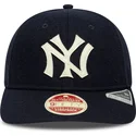 lippikset-kaareva-laivastonsininen-saadettava-nauha-9fifty-retro-crown-heritage-series-new-york-yankees-mlb-new-era
