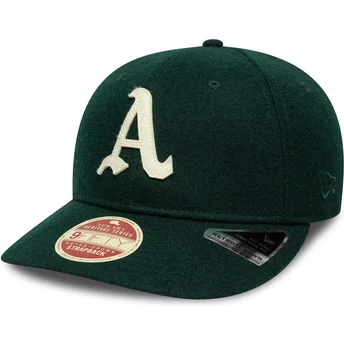 Lippikset kaareva vihreä säädettävä nauha 9FIFTY Retro Crown Heritage Series Oakland Athletics MLB New Era