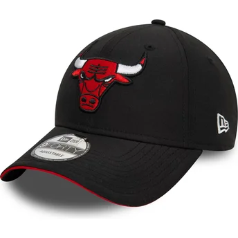 Lippikset kaareva musta säädettävä nauha 9FORTY Microfibre Chicago Bulls NBA New Era
