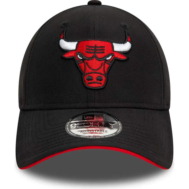 cap-kaareva-black-adjustable-strap-9forty-microfibre-chicago-bulls-nba-new-era cap-kaareva-black-adjustable-strap-9forty-microfibre-chicago-bulls-nba-new-era