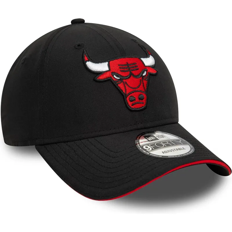 cap-kaareva-black-adjustable-strap-9forty-microfibre-chicago-bulls-nba-new-era cap-kaareva-black-adjustable-strap-9forty-microfibre-chicago-bulls-nba-new-era