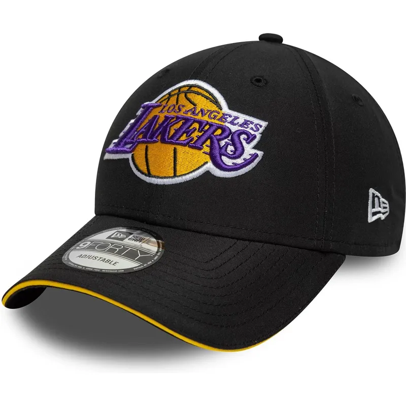 cap-kaareva-black-adjustable-strap-9forty-microfibre-los-angeles-lakers-nba-new-era cap-kaareva-black-adjustable-strap-9forty-microfibre-los-angeles-lakers-nba-new-era
