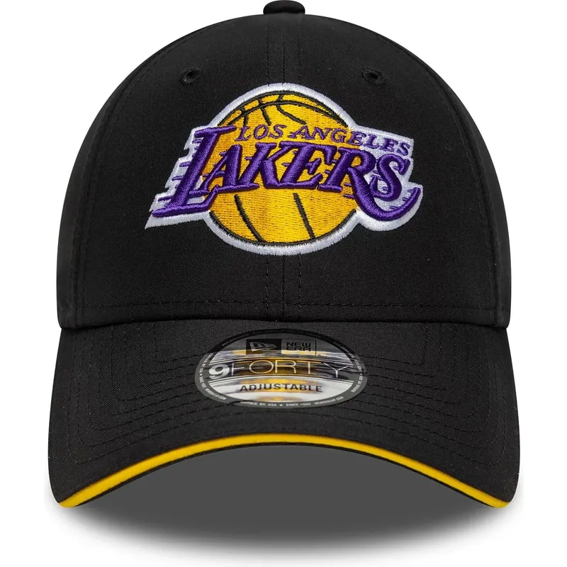 cap-kaareva-black-adjustable-strap-9forty-microfibre-los-angeles-lakers-nba-new-era cap-kaareva-black-adjustable-strap-9forty-microfibre-los-angeles-lakers-nba-new-era