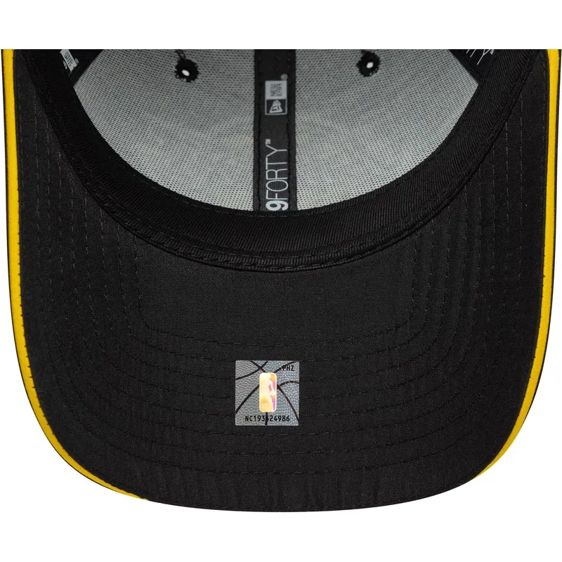 cap-kaareva-black-adjustable-strap-9forty-microfibre-los-angeles-lakers-nba-new-era cap-kaareva-black-adjustable-strap-9forty-microfibre-los-angeles-lakers-nba-new-era