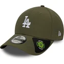 lippikset-kaareva-vihrea-saadettava-nauha-9forty-recycled-midi-los-angeles-dodgers-mlb-new-era
