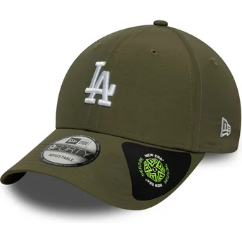Cap kaareva green adjustable strap 9FORTY Recycled Midi Los Angeles Dodgers MLB New Era