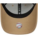 new-era-curved-brim-brown-logo-9forty-outline-los-angeles-dodgers-mlb-brown-adjustable-cap