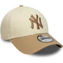 lippikset-kaareva-beige-saadettava-nauha-9forty-colour-block-new-york-yankees-mlb-new-era