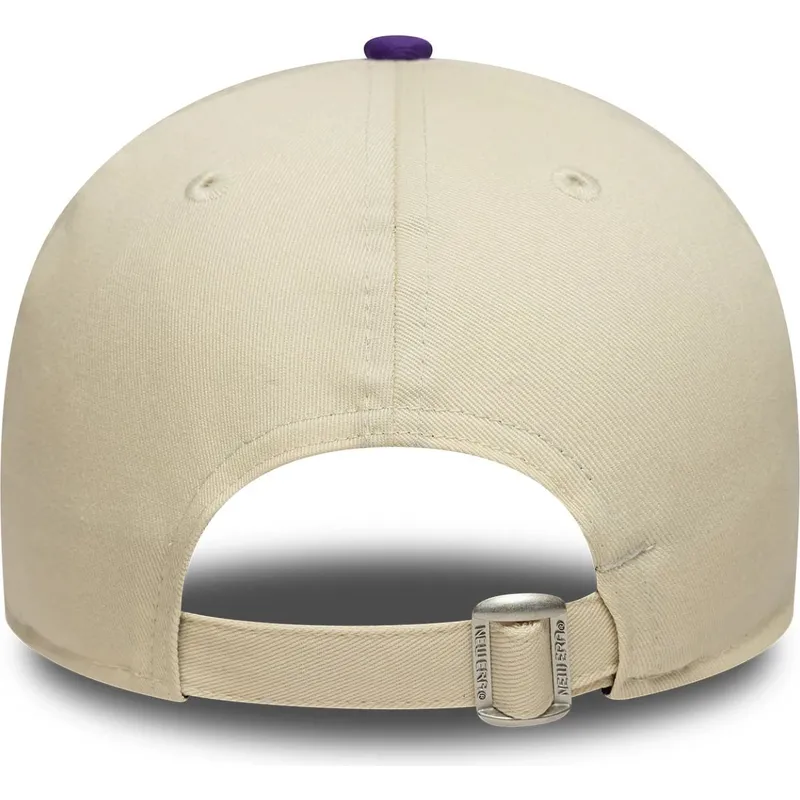 cap-kaareva-beige-adjustable-strap-9forty-colour-block-los-angeles-lakers-nba-new-era cap-kaareva-beige-adjustable-strap-9forty-colour-block-los-angeles-lakers-nba-new-era