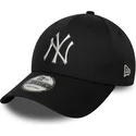 lippikset-kaareva-musta-snapback-9forty-metallic-new-york-yankees-mlb-new-era