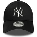 lippikset-kaareva-musta-snapback-9forty-metallic-new-york-yankees-mlb-new-era