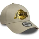 lippikset-kaareva-beige-snapback-9forty-metallic-los-angeles-lakers-nba-new-era