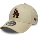 lippikset-kaareva-beige-saadettava-nauha-9forty-league-essential-los-angeles-dodgers-mlb-new-era