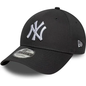 Lippikset kaareva harmaa säädettävä nauha 9FORTY League Essential New York Yankees MLB New Era
