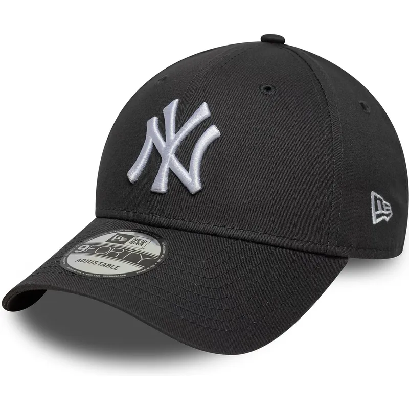lippikset-kaareva-harmaa-saadettava-nauha-9forty-league-essential-new-york-yankees-mlb-new-era