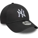 cap-kaareva-gray-adjustable-strap-9forty-league-essential-new-york-yankees-mlb-new-era