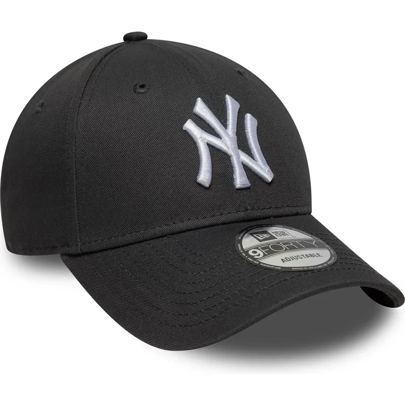 cap-kaareva-gray-adjustable-strap-9forty-league-essential-new-york-yankees-mlb-new-era