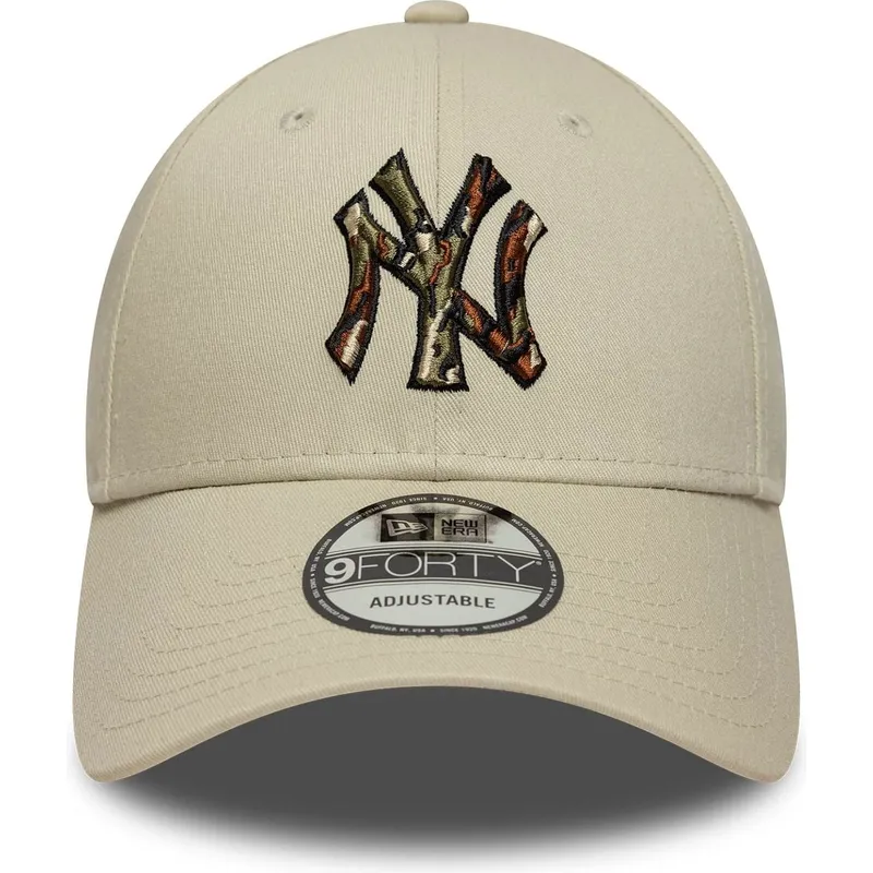 cap-kaareva-beige-adjustable-strap-9forty-camo-infill-new-york-yankees-mlb-new-era cap-kaareva-beige-adjustable-strap-9forty-camo-infill-new-york-yankees-mlb-new-era