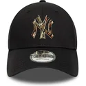 new-era-curved-brim-9forty-camo-infill-new-york-yankees-mlb-black-adjustable-cap