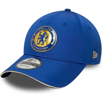 Lippikset kaareva sininen säädettävä nauha 9FORTY Retro Chelsea Football Club Premier League New Era