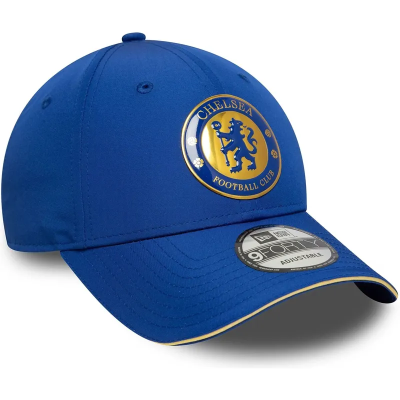 cap-kaareva-blue-adjustable-strap-9forty-retro-chelsea-football-club-premier-league-new-era cap-kaareva-blue-adjustable-strap-9forty-retro-chelsea-football-club-premier-league-new-era