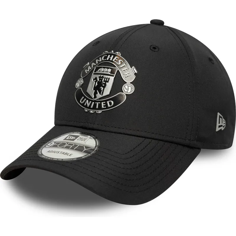 lippikset-kaareva-musta-saadettava-nauha-9forty-reflective-manchester-united-football-club-premier-league-new-era