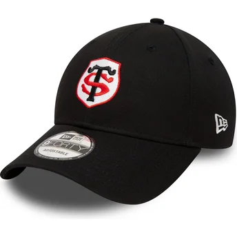 Lippikset kaareva musta säädettävä nauha 9FORTY Team Stade Toulousain Top 14 New Era