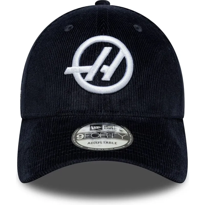 cap-kaareva-navy-blue-adjustable-strap-9forty-cord-haas-f1-team-formula-1-new-era