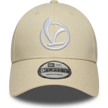 Cap kaareva beige adjustable strap 9FORTY New Era