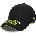 cap-kaareva-black-adjustable-strap-9forty-recycled-stripe-valentino-rossi-vr46-motogp-new-era