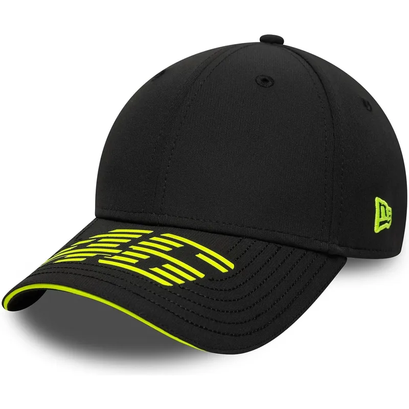 lippikset-kaareva-musta-saadettava-nauha-9forty-recycled-stripe-valentino-rossi-vr46-motogp-new-era