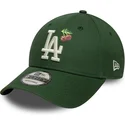 cap-kaareva-green-adjustable-strap-9forty-fruit-icon-los-angeles-dodgers-mlb-new-era
