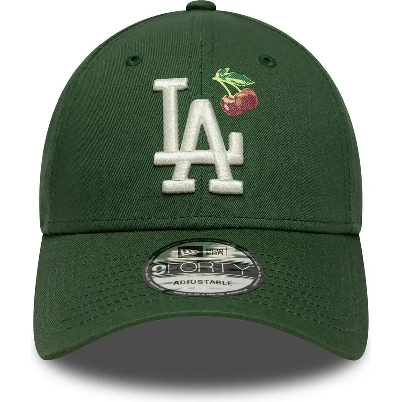 cap-kaareva-green-adjustable-strap-9forty-fruit-icon-los-angeles-dodgers-mlb-new-era