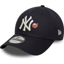 lippikset-kaareva-laivastonsininen-saadettava-nauha-9forty-fruit-icon-new-york-yankees-mlb-new-era
