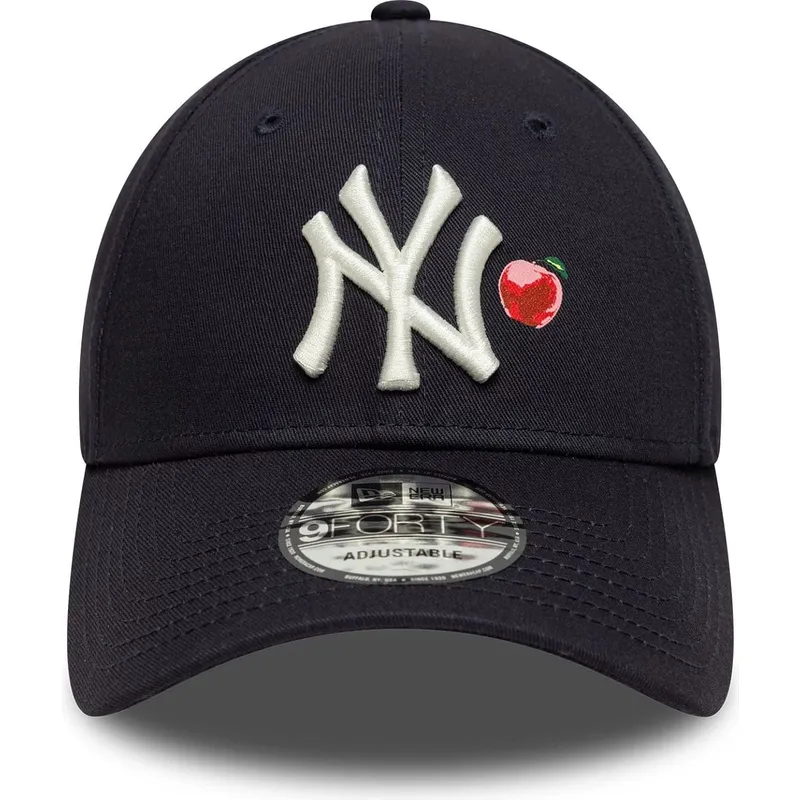 lippikset-kaareva-laivastonsininen-saadettava-nauha-9forty-fruit-icon-new-york-yankees-mlb-new-era