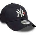 lippikset-kaareva-laivastonsininen-saadettava-nauha-9forty-fruit-icon-new-york-yankees-mlb-new-era