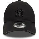 cap-kaareva-black-adjustable-strap-9forty-wash-distress-new-york-yankees-mlb-new-era