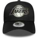 cap-kaareva-black-snapback-9forty-e-frame-metallic-los-angeles-lakers-nba-new-era